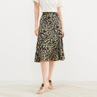 Koradior 女士通勤碎花A字半身裙