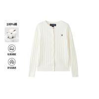 E-LAND KIDS 衣恋童装女童针织衫刺绣毛衣开衫2026春新品