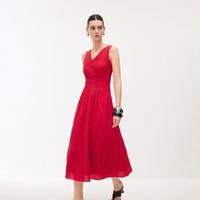 ONLY 2026夏季优雅A字伞裙长款连衣裙女新款
