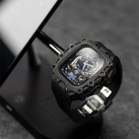 ultra全碳纤维iwatch改装理查德表壳适用苹果手表appleWatch表带