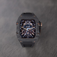 本亦优品iwatch手表改装理查德碳纤维保护壳AppleWatch表带钛合金