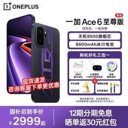 一加 Ace 6 至尊版 天玑9500芯 智能手机  王牌觉醒 12GB 1TB