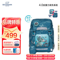 BECKMANN 挪威护脊儿童书包 28L 丛林游戏款