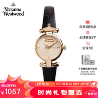 Vivienne Westwood BFVV090GDBK 复古镀金皮带石英女表