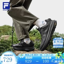 FILA BOA户外鞋男鞋2026春季新款探险家3+徒步越野跑鞋运动鞋男 黑-BA 41