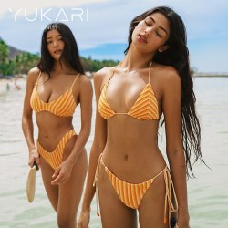 yukari swim 分体比基尼女士泳衣