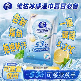 维达 冰感清凉湿巾