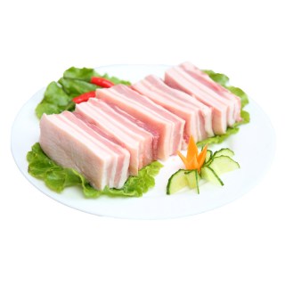 移动端：爱森 冷鲜猪肉 新鲜生猪肉  方肉 五花肉500克/盒