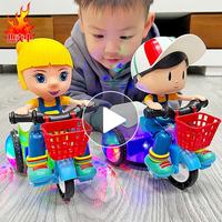 肯伦 婴儿玩具0-1—3岁儿童玩具宝宝幼儿一至二岁6到12个月男女孩礼物 大头三轮电池版