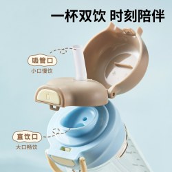 LOCK&LOCK HAP919组合 PPSU儿童吸管杯 500ml 粉红色