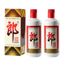郎酒 郎牌郎酒 普郎 53%vol 酱香型白酒 500ml*2瓶
