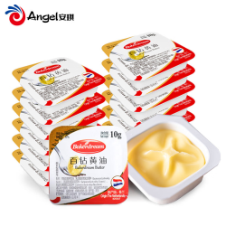 百钻 安琪进口动物黄油粒煎牛排面包饼干专用烘培家用小包装官方旗舰店 动物黄油10g*20粒