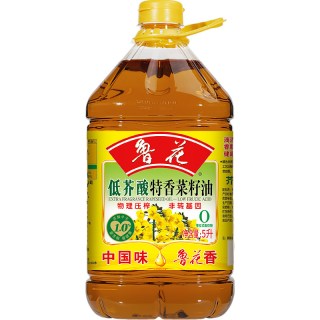 移动端、今日必买：鲁花 低芥酸特香菜籽油
