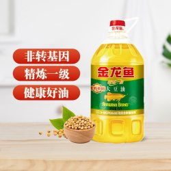 金龙鱼 非转基因精炼一级大豆油 5L