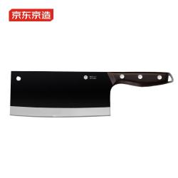 京东京造 5铬菜刀 斩切两用刀 黑骑士