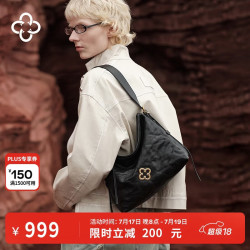 CASSILE 卡思乐托特包女植鞣头层牛皮大容量轻奢单肩 黑色小号
