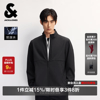 杰克琼斯 软壳防泼水加绒 立领夹克 E43纯黑色 L
