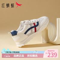 红蜻蜓 女鞋休闲德训鞋 轻便网面透气小白鞋百搭运动鞋百搭女士网面鞋子