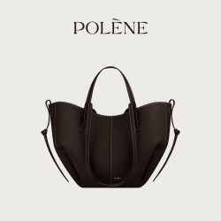 POLENE Cyme Mini 荔枝纹牛皮 托特包