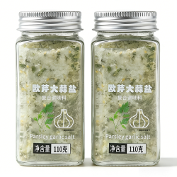 每果镇 欧芹大蒜盐 110g*2瓶