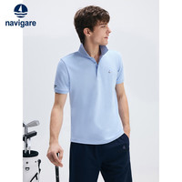 navigare [速干]Navigare意大利小帆船夏季新款薄款POLO衫男短袖翻领T恤