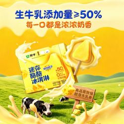 蒙牛 迷你酪酪雪糕冰淇淋 奶酪牛乳味 20g*72支