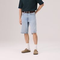 移动端、88VIP：Levi's 470阔腿版型 男士牛仔短裤