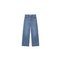 Levi's 李维斯 Ribcage印花高腰阔腿牛仔裤