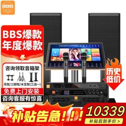 BBS CK12家庭ktv音响套装 ktv唱歌全套设备专业家用K歌音箱卡拉ok号角高音