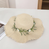 赫卡维 小雏菊草帽女夏季防晒