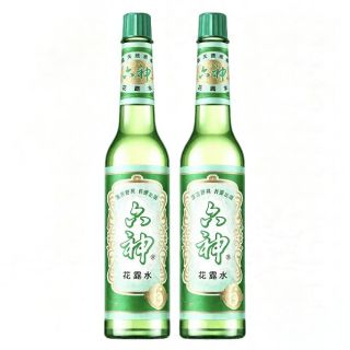 六神 花露水 舒缓止痒薄荷清凉清香 经典玻璃瓶195ml*2瓶