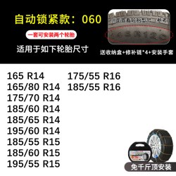 伯虎 N系列 N60 汽车suv轮胎防滑链 两条装+工具
