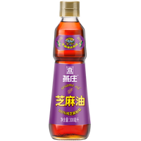 移动端、88VIP：燕庄 纯芝麻油香油300ml凉拌菜烹饪火锅蘸料100%芝麻制取 1件装