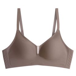 勋阳宇乐 两件装 果冻条无痕内衣女固定杯小胸聚拢收副乳防下垂舒适无钢圈