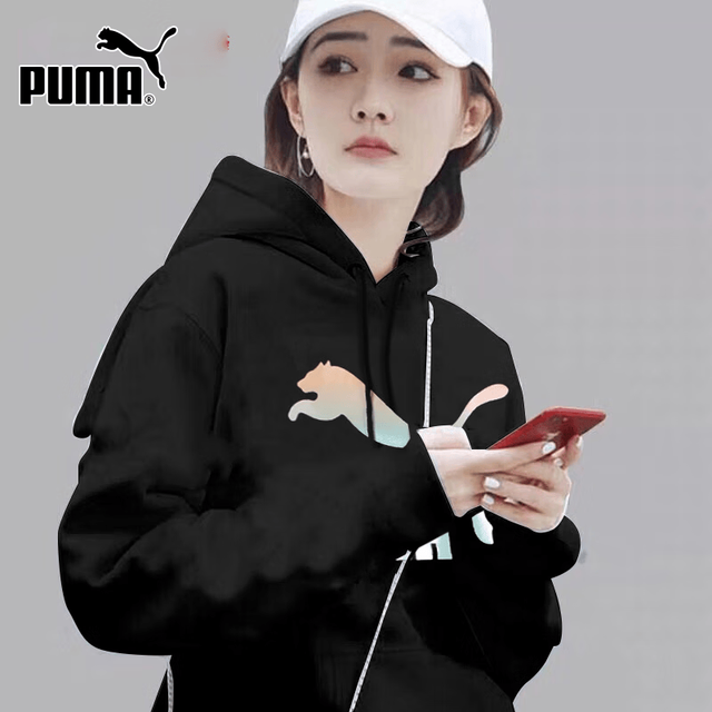 PUMA 款潮流运动服耐磨跑步训练休闲卫衣套头衫531385-71 M码