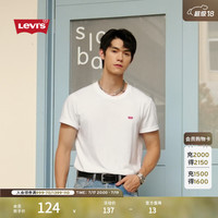 Levi's 25男士简约休闲时尚百搭LOGO印花短袖T恤 白色 002U3-0000 L