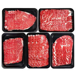 澳洲进口原切和牛M5牛肉片200g*5盒