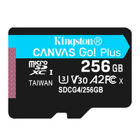 金士顿 microSD CANVAS GO Plus内存卡适配大疆pocket3 pocket4 action4 5Pro 256GB