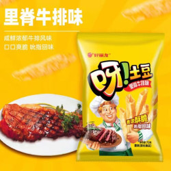 好丽友 呀！土豆 薯条 里脊牛排味 70g