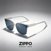 ZIPPO 高清太阳眼镜UV400防紫外线防晒个性方框潮牌百搭尼龙镜片