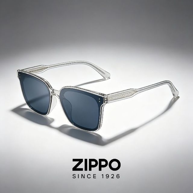 ZIPPO 高清太阳眼镜UV400防紫外线防晒个性方框潮牌百搭尼龙镜片