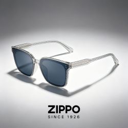 ZIPPO 高清太阳眼镜UV400防紫外线防晒个性方框潮牌百搭尼龙镜片