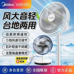华凌 落地扇电风扇遥控风扇落地式台式家用轻音定时大风力30SP