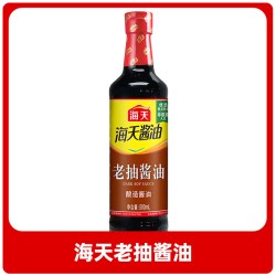 海天 HADAY）海天老抽酱油500ml*1瓶