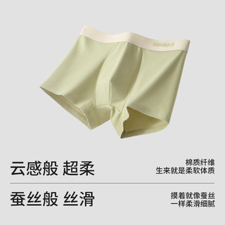都市丽人 7A抗菌纯棉裆 男士四角内裤 L