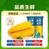 百亿补贴:穗康 糯玉米真空黄糯甜300克/棒*10棒