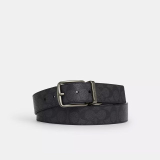 COACH 男士HARNESS 经典C纹 时尚老花腰带 CY982QBMI5