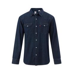 Levi's 新款经典蓝色牛仔美式复古水洗外套