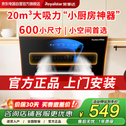 荣事达 抽油烟机小户型侧吸式油烟机小尺寸600mm家用小烟机 CXW-320-JS01A