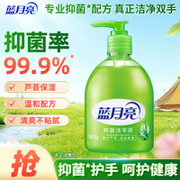 蓝月亮 芦荟抑菌洗手液 滋润保湿 抑菌率99.9% 丰富泡沫 温和护手 300g*1